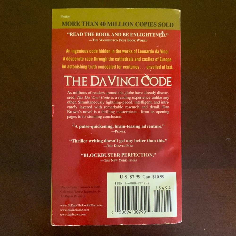 Dan Brown’s Angels & Demons Book - Picture 2 of 3